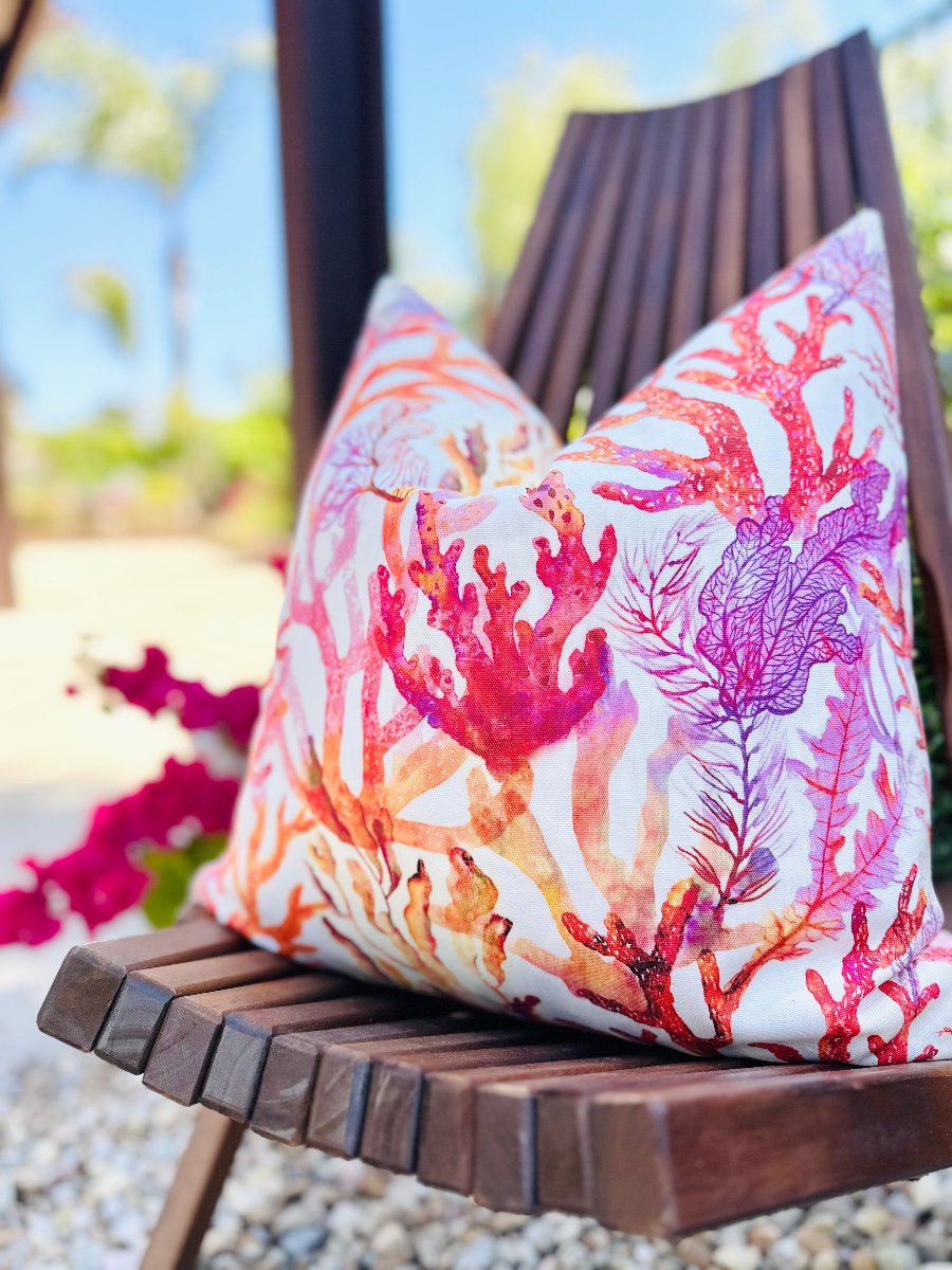 Coral pillow Amelia CONCELLI DECOR