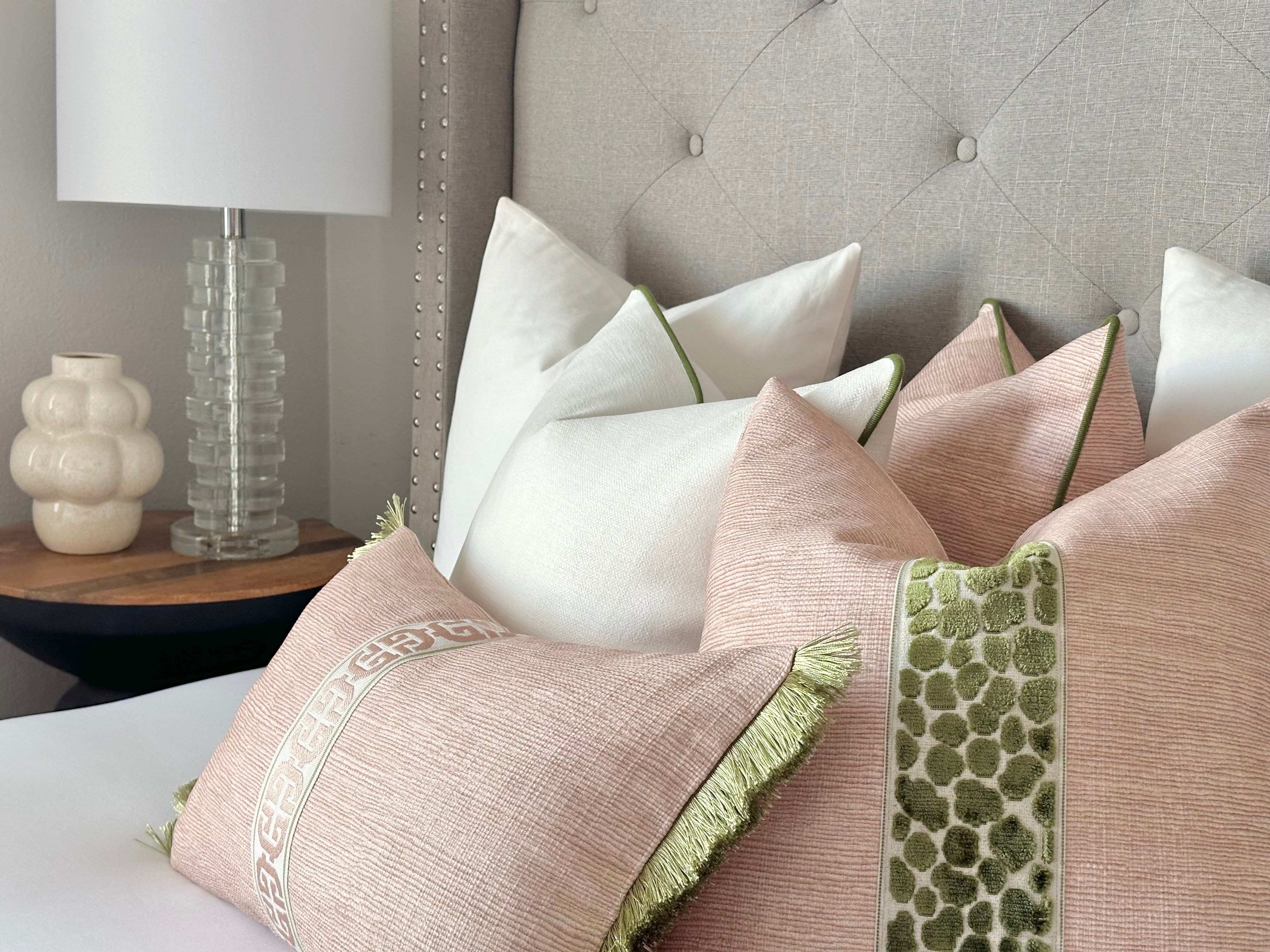 Blush pillow cover RosaVerde