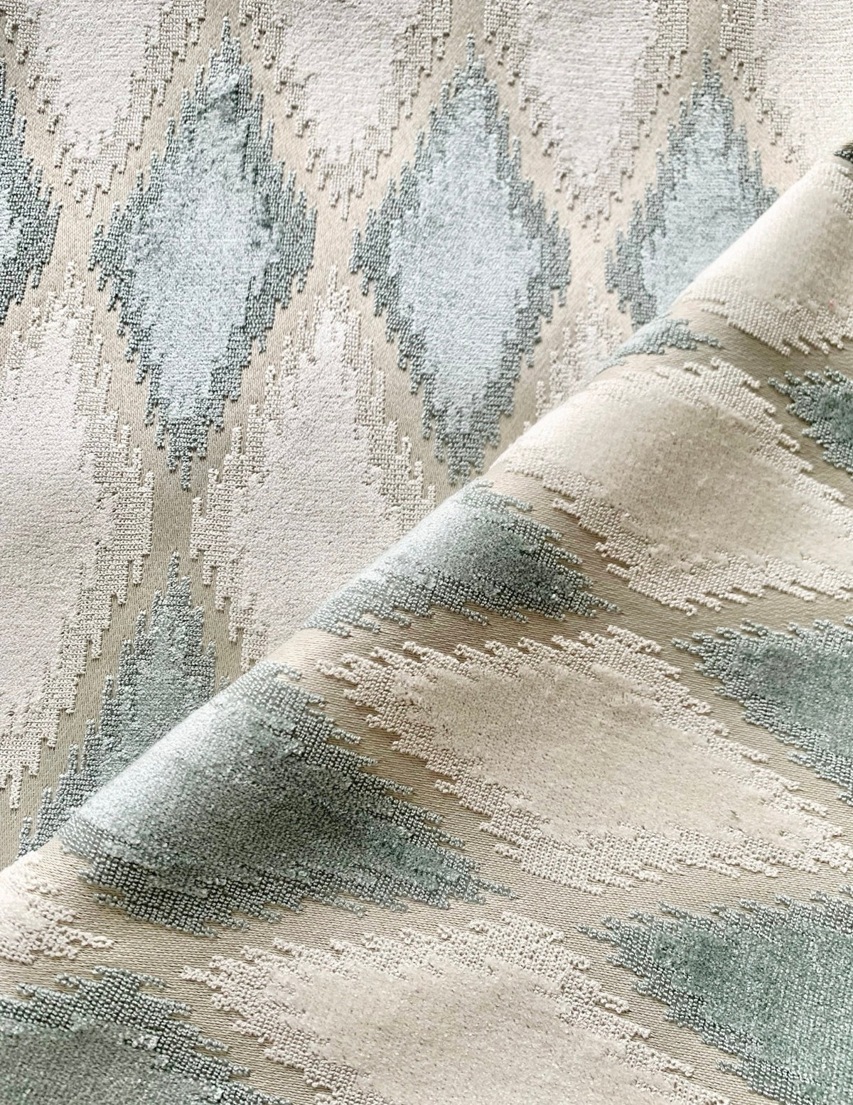 HAZEL mist blue pillow cover