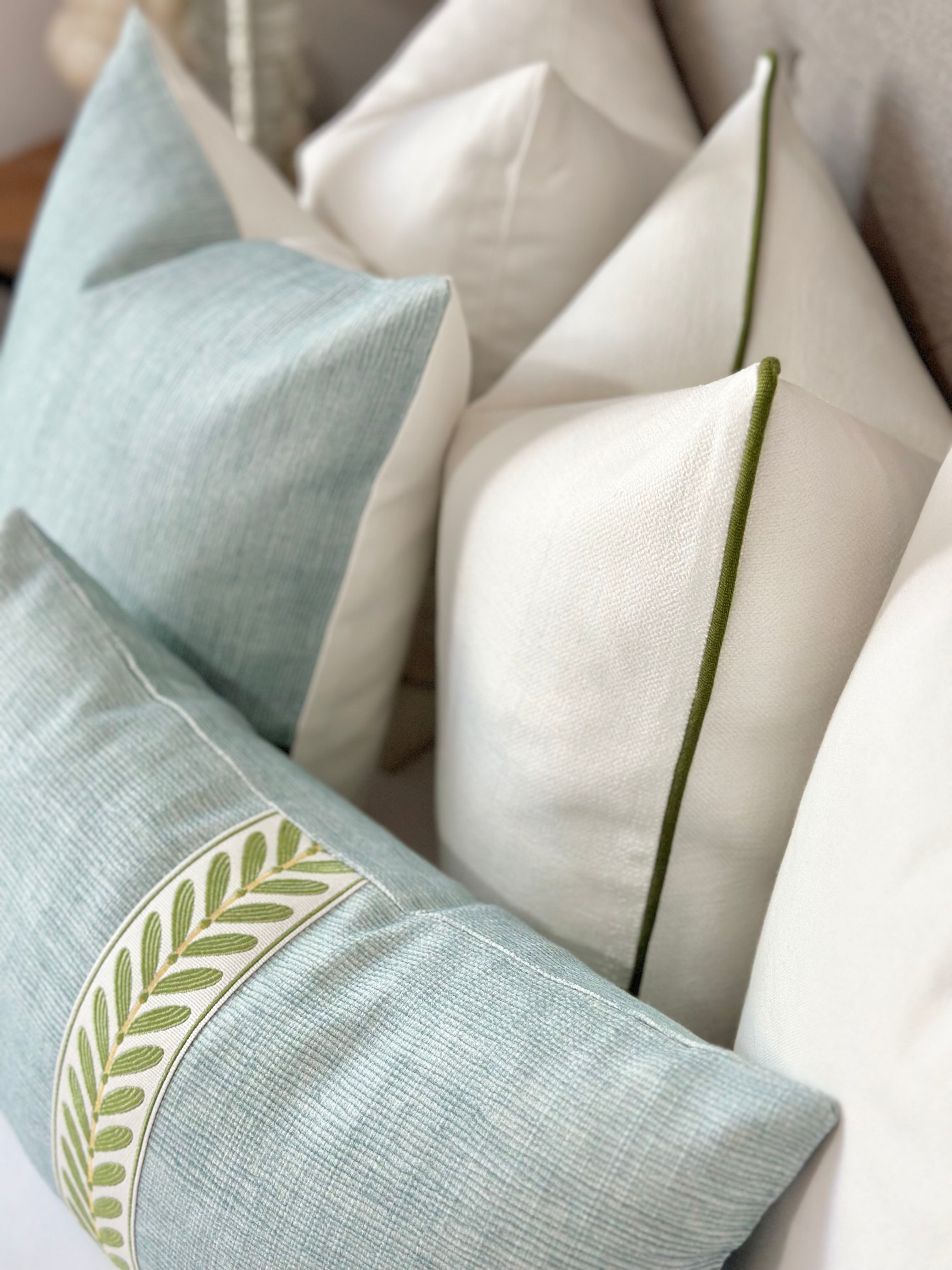 Seaglass pillow cover Sealeaf