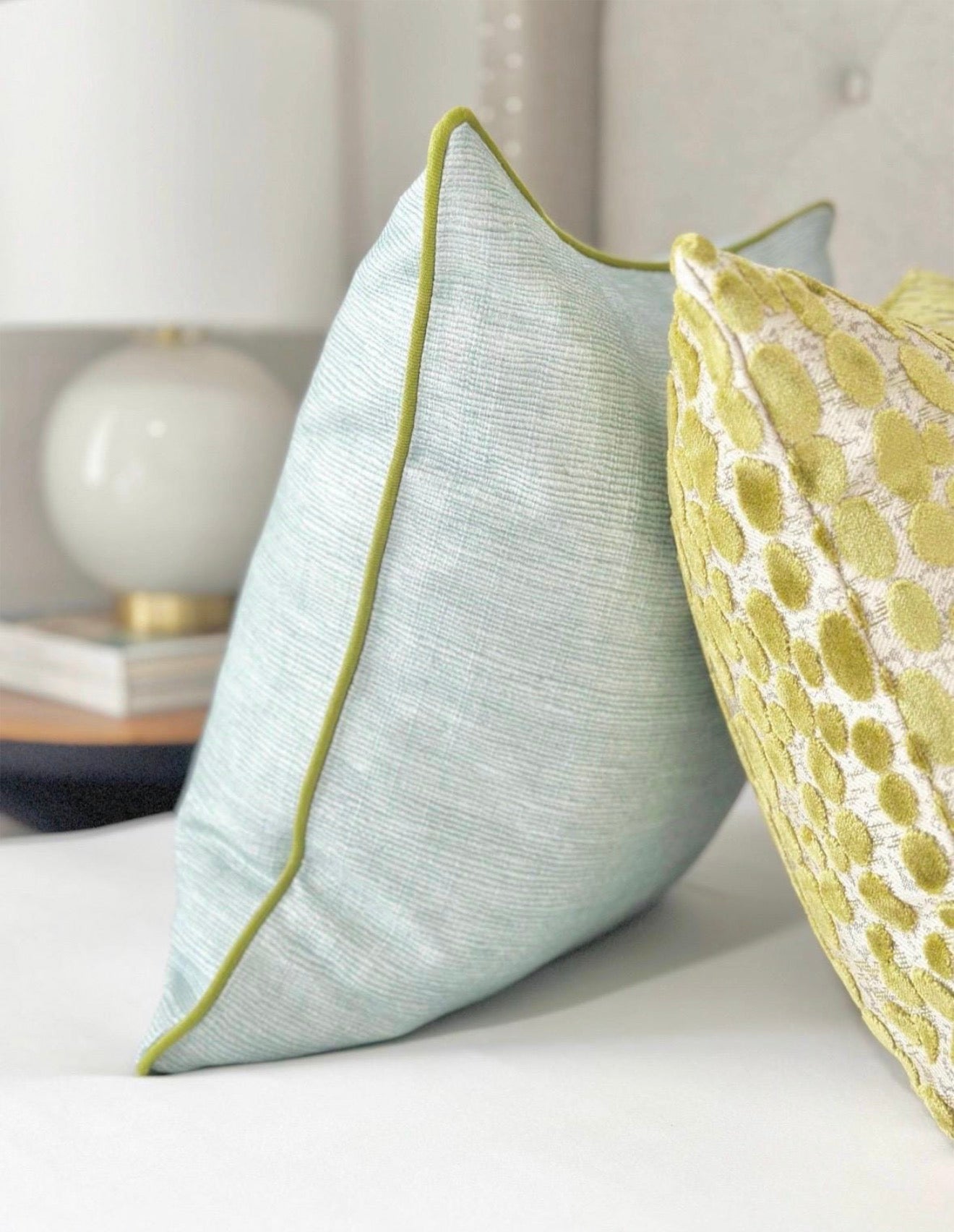Seaglass throw pillow cover Serenity