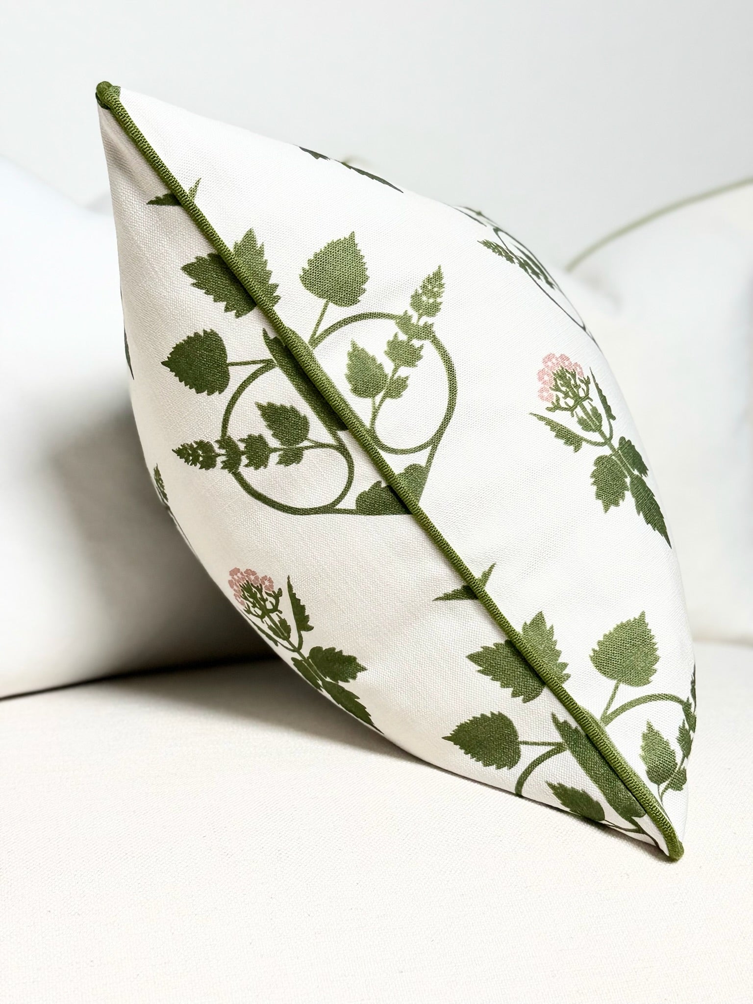 Botanical Throw Pillow Verdant