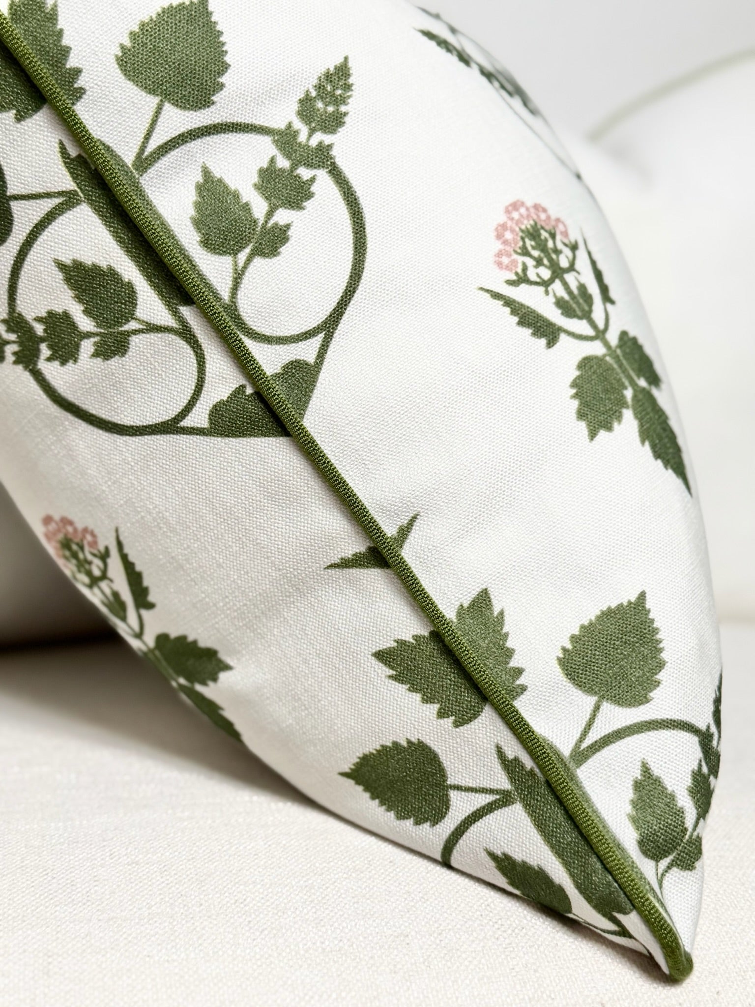 Botanical Throw Pillow Verdant