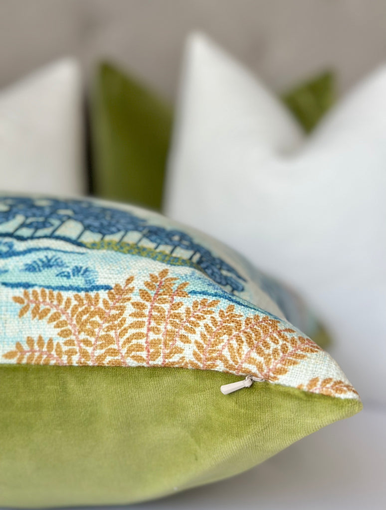 Accent pillow coral