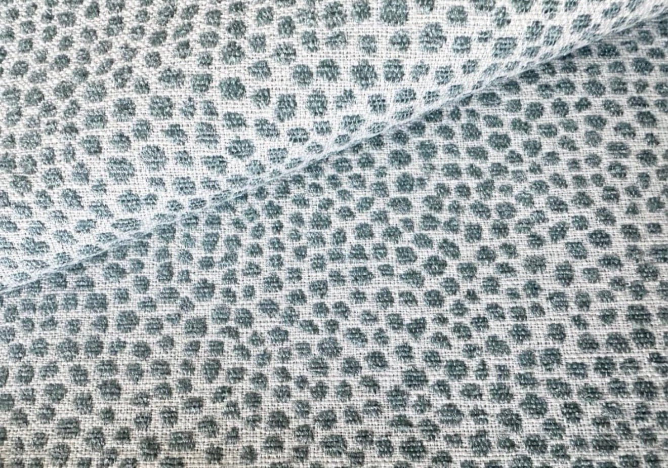 Mist Blue Dotted fabric swatch