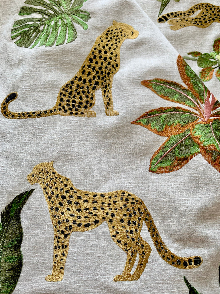 Walking Cheetah throw pillow cover